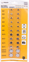 Raymax Batterij knoopcel assortiment - 10 types - 24 stuks - lang meegaand