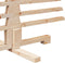 vidaXL - Kerstdecoratie - kerstboom - 180 - cm - massief - grenenhout