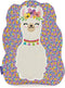Kussen HappyFriday Moshi Moshi Multicolour Lama 40 x 30 cm