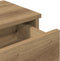 vidaXL - Wandschap - met - lades - 100x37,5x19cm - bewerkt - hout - artisanaal - eiken