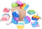 Partizzle 24x Pop It Fidget Toys Sleutelhangers - Feestartikelen - Compact en Wasbaar (24 stuks)