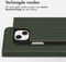 Accezz iPhone 13 - Premium Leather Slim Bookcase - Echt Nappa leer - Groen