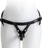 Virgite Strap-on Harnas met zwarte dildo - maat S
