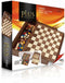 Set van 5 Bordspellen Cayro Plus Hout 29 x 29 cm