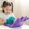 Kinetic Sand - Zandkasteel Speelkoffertje met 453 g blauwgroen origineel kinetisch zand - multifunctioneel speelvak en opbergbak - Sensorisch speelgoed