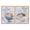 Schilderij Home ESPRIT Bruin Grijs Vintage 30 x 1,8 x 40 cm (2 Stuks)