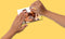 Sigel glasmagneetbord - Be!Board - 60x40m - zonnegeel - SI-B1208