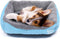 PowerKing UK-3059-B - Hondenbed - Waterdicht en zelfverwarmend - Blauw