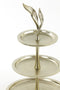 Light & Living etagere 3 laags Ø30x51 cm FOGLIA goud