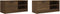 vidaXL - Tv-meubelen - 2 - st - 80x35x36,5 - cm - bewerkt - hout - bruin - eikenkleur