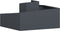 vidaXL - Plantenbak - Antraciet - 80x80x50 - cm - Koudgewalst - Staal