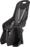 Polisport Bubbly Maxi - Fietszitje Achterop - 3-puntsgordel en verstelbare voetsteunen - Zwart/Donker Grijs