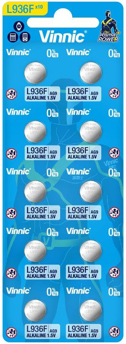Vinnic L936F - Alkaline Batterij 1,5 V - 10 stuks (10 stuks)