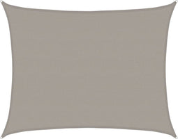 vidaXL - Zonnezeil - 160 - g/m² - rechthoekig - 6x7 - m - HDPE - lichtgrijs