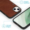 iMoshion Hoesje Geschikt voor iPhone 14 Plus Hoesje Met Pasjeshouder - iMoshion Uitneembare 2-in-1 Luxe Bookcase - Bruin