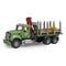 BRUDER MACK Granite Timber truck with 3 trunks, 4 jaar, ABS kunststof, Meerkleurig