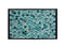 NIKFER - Laagpolig vloerkleed - Turquoise - 140 x 200 cm - Leer