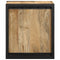 vidaXL - Nachtkastjes - 2 - st - 40x35x40 - cm - massief - ruw - hout - mango
