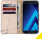 Accezz Hoesje Geschikt voor Samsung Galaxy A5 (2017) Hoesje Met Pasjeshouder - Accezz Wallet Softcase Bookcase - goud