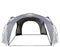 vidaXL - Partytent - waterdicht - wit - en - grijs