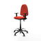 Piqueras y Crespo B1D01RT - Bureaustoel - Hoogteverstelbaar met armleuning - Donker oranje
