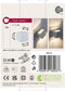 Paulmann Cybo - LED-wandlamp 2x3,5W 2700K 200lm IP65 Wit Aluminium (2 stuks)