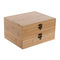 Set van Wijn Accessoires Home ESPRIT Natuurlijk Bamboe Roestvrij staal