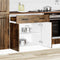 vidaXL - Keuken - onderkast - Lucca - bewerkt - hout - gerookt - eikenkleurig