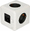 Universele Reisadapter Allocacoc PowerCube Wit