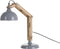 SALADO - Bureaulamp - Grijs - Rubberhout