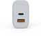 Xtorm 67W GaN² Ultra Adapter - Oplader - Dubbele poort USB-C en USB-A - Wit