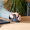 R-Go Tools HE Break - Ergonomische Muis - Draadloos - Verticaal - 2400 DPI - Linkshandig - Zwart