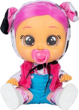 Cry Babies Dressy Dotty - Huilt echte tranen - Incl. batterijen