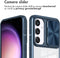 iMoshion Hoesje Geschikt voor Samsung Galaxy S24 Hoesje - iMoshion Camslider Backcover - Donkerblauw