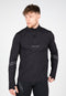 Gorilla Wear Noxen Long Sleeve Shirt - Slim Fit - Reflecterende Details - Zwart - 3XL