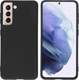 iMoshion Hoesje Geschikt voor Samsung Galaxy S21 Hoesje Siliconen - iMoshion Color Backcover - Zwart