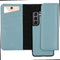 Selencia Hoesje Geschikt voor Samsung Galaxy S21 Hoesje Met Pasjeshouder - Selencia Eny Uitneembare Vegan Lederen Clutch - Blauw