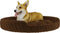 vidaXL - Hondenmand - 70x55x23 - cm - pluche - bruin