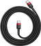 Baseus CATKLF-G91 - USB-C Kabel - 100cm PD Fast Charge 3A - Zwart