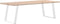 vidaXL - Eettafelpoten - 2 - st - U-vormig - 70x(72-73) - cm - staal - wit