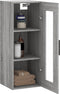 vidaXL - Hangkast - 34,5x34x90 - cm - grijs - sonoma - eikenkleurig