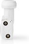 Nedis SLNBSCR11WT - LNB downconverter - Signaalsterkte 0,2-0,8 dB - Wit