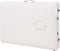 vidaXL - Massagetafel- - en - krukset - inklapbaar - 3 - zones - 10 - cm - dik - wit