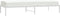 vidaXL - Bedframe - metaal - wit - 80x200 - cm
