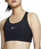 Nike W NK DF SWSH 1PP BRA BV3636 - Medium Support Sportbeha - Zwart - M