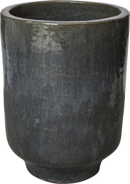 PTMD Jesse Bloempot - H50 x Ø40 cm - Keramiek - Grijs
