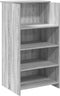 vidaXL - Receptiebalie - 55x50x103,5 - cm - bewerkt - hout - grijs - sonoma - eiken