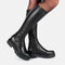 POSH by Poelman CYBELE - Dames Laarzen - Chunky zool 4.5 cm - Zwart
