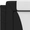 vidaXL - Hoofdbordkussen - 80 - cm - kunstleer - zwart - en - wit