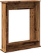 vidaXL - Haardombouw - 75x20x87,5 - cm - bewerkt - hout - oud - houtkleurig
